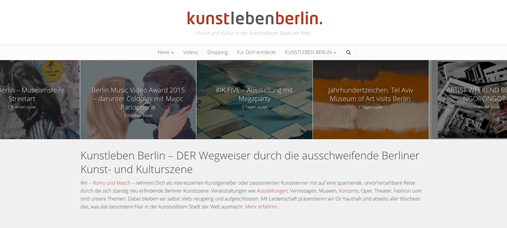 Blog Kunstlebenberlin