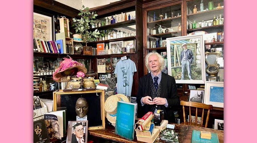 Sweny Apotheke, Besitzer Leopold Bloom verkauft hier seine Seife in 'Ulysses' der Stadt Dublin, Irland